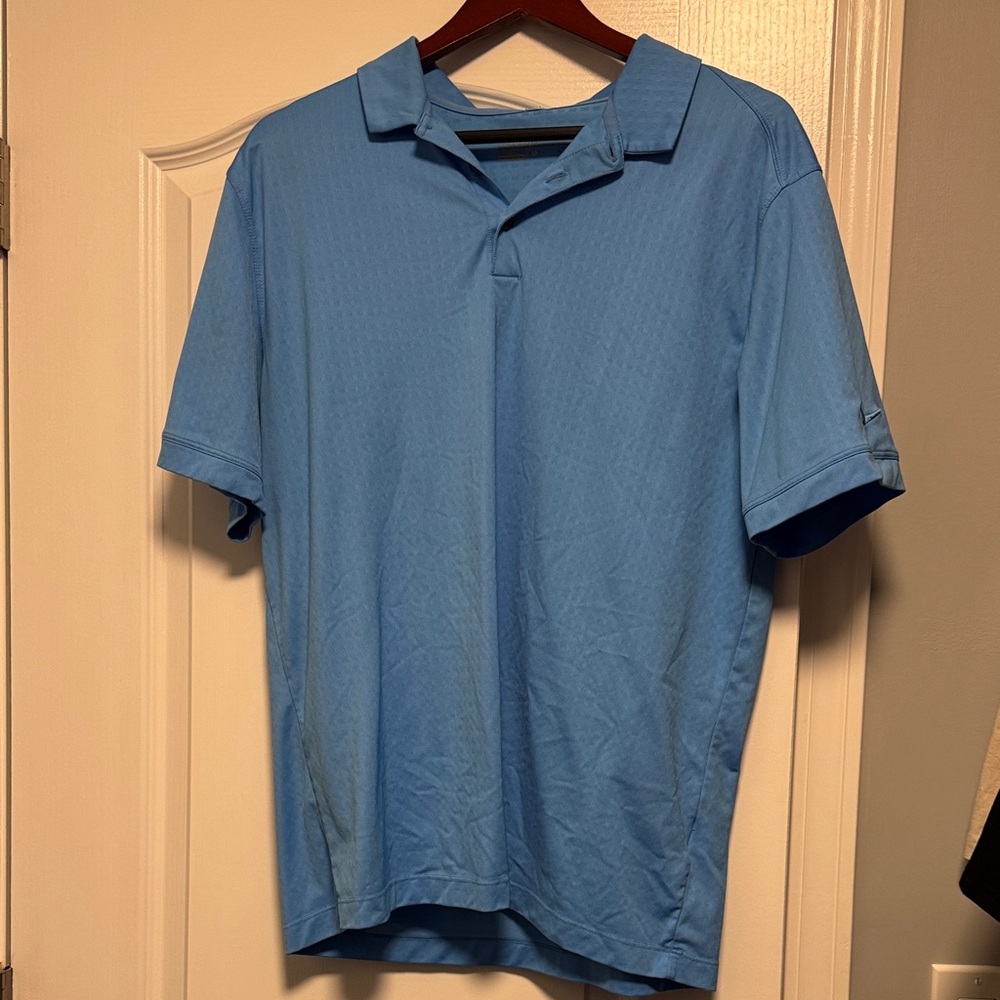 Men’s Nike Light Blue Polo Shirt sz L